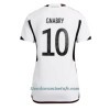 Camiseta de fútbol Alemania Serge Gnabry 10 Primera Equipación Mundial 2022 - Mujer